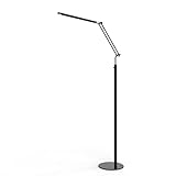 Cocoweb High Powered, dimmable, LED Floor Lamp - Fled-GPS (Satin Nickel)