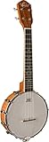 Oscar Schmidt OUB1 Banjolele Concert Size Banjo Uke Mahogany Satin Ukulele