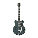 Gretsch G2622TStreamliner Center Block Double-Cut with Bigsby, Laurel Fingerboard, Broad'Tron BT-2S Pickups Electric Guitar (Right-Handed, Gunmetal)