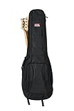 Gator Cases 4G Series Gig Bag For Two Bass Guitars with Adjustable Backpack Straps; Fits Two Precision or Jazz Bass Style Bass Guitars (GB-4G-BASSX2),Black