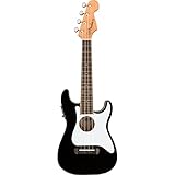 Fender Fullerton Strat Concert Ukulele, Black