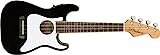 Fender Fullerton Strat Concert Ukulele, Black