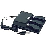 Studiologic VFP-3-10 Triple Piano-Style Open Polarity Sustain Pedal with Mono and Stereo Connector, for Keyboards