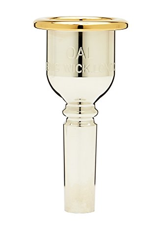 Denis Wick DW3180-0AL Heritage Bass Trombone Mouthpiece, Silver/Gold