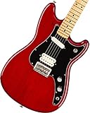 Fender Duo Sonic - HS - Maple Fingerboard - Crimson Red Transparent, with 2-Year Warranty