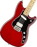 Fender Duo Sonic - HS - Maple Fingerboard - Crimson Red Transparent, with 2-Year Warranty