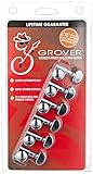 Grover 406C6 Rotomatic Mini 6 in Line Self Locking Machine Heads, Chrome