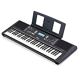 Yamaha PSRE373 61-Key Touch Sensitive Portable Keyboard (Power Adapter Sold Separately)