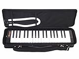 Woodnote Beautiful Black 37 Key Melodica with Carrying Case