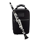 Jean Paul CL-400 Intermediate Bb Clarinet with ABS Body, Synthetic Pads and Silver-Plated Keys