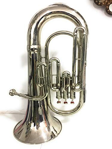 NauticalMart Bb Euphonium Nickel 3 Valve