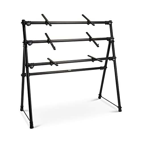 On-Stage 3-Tier A-frame Adjustable Keyboard Stand