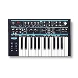 Novation Bass Station II Analogue Monosynth – includes 64 factory patches, pattern-based step sequencer and arpeggiator, two oscillators plus an additional sub oscillator Black