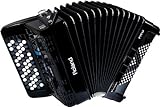Roland FR-1XB Premium V-Accordion Lite with 62 Buttons and Speakers, Black