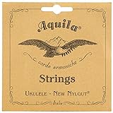 Aquila New Nylgut AQ-15 Tenor Ukulele Strings - Wound Low G - 1 Set of 4