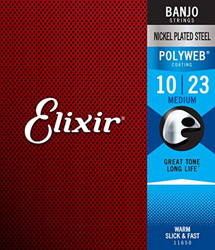 Elixir Banjo Strings w Polyweb Coating