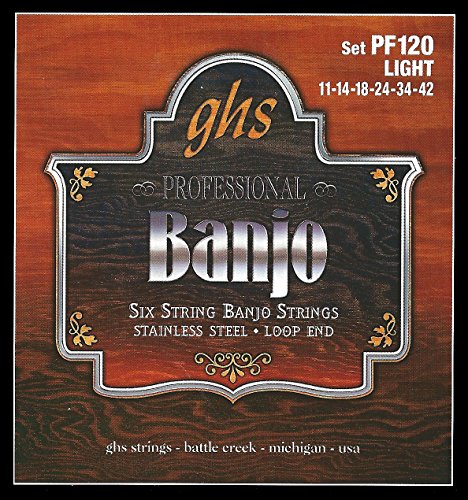 GHS, Banjo Strings (PF120)